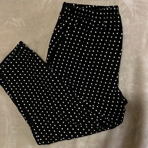 Polka Dot Crop Pants